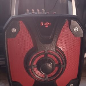 Rockville Rockbox Portable Red Bluetooth Speaker & Shower Bluetooth Speaker